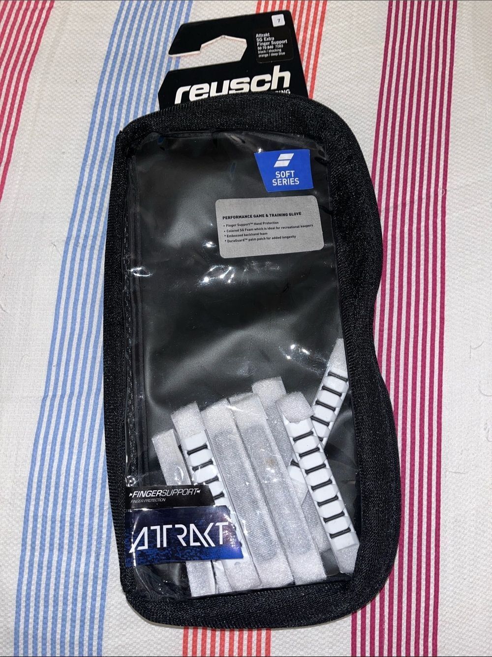 New (10) Reusch Attrakt Infinity Finger Support Sticks for Goalkeeper Gloves.